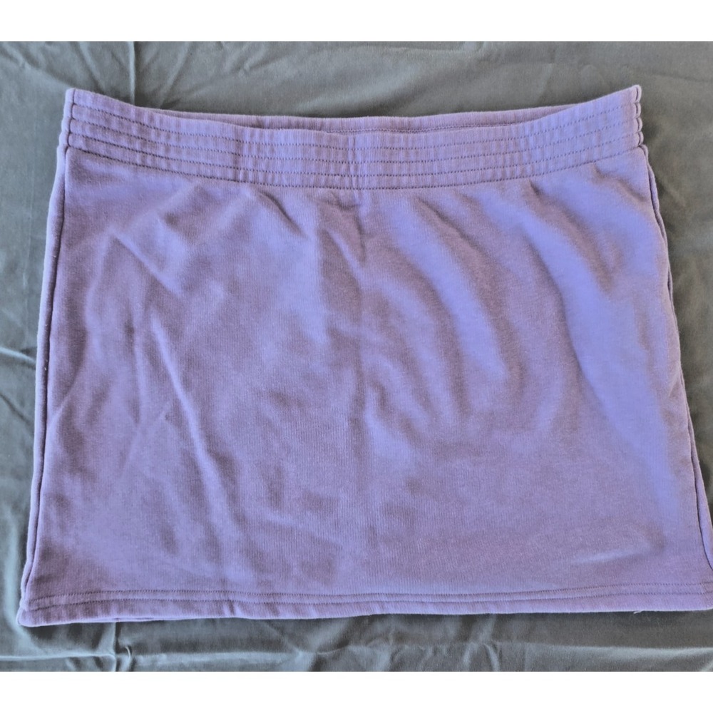 TNA Aritizia Mini Skirt Boyfriend Women L Pastel Purple Pull On Y2K Whimsy Fairy